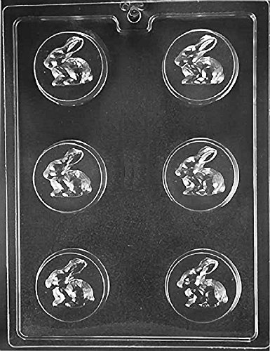 Grandmama's Goodies E471 Bunny Cookie Chocolate Candy Soap Mold with Exclusive Molding Instructions