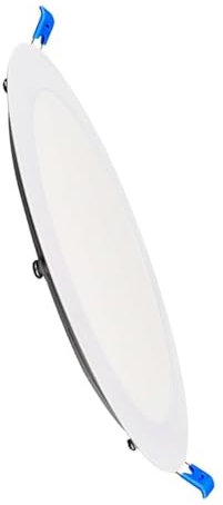 M Ledme - Downlight LED da 20W, 2000 lumen, pannello rotondo extra piatto. 220 mm, 20 W, colore luce neutra (4500 k), taglio standard, LM5211.