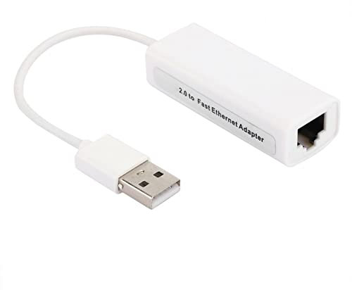 Multibao 100Mb USB 2.0 to Fast Ethernet 10/100 RJ45 Network LAN Adapter Card Dongle A++
