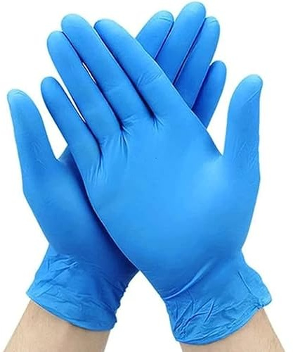 JB London] Multi-Purpose BLUE Vinyl Disposable Gloves | Powder Free | Latex Free | Food and Catering Purpose | Highly DURABLE | Highly Resistant to most household Chemical |Box of 100 - Large