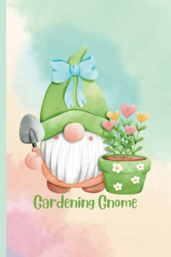 Gardening Gnome Notebook: Heart & Flowers