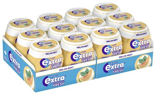 Extra Professional Fresh Melon Mint Kaugummi, 12er Pack (12 x 50 Dragees)