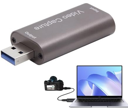 Carte Cam Link, 1080p 60 fps HD et capture audio – Capture et streaming haute vitesse sans délai pour l'enseignement de l'enregistrement vidéo HD