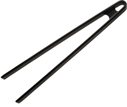 Wiltshire Silicone Kitchen Tongs 29cm, Cooking & Serving Tongs, Salad & BBQ Tongs, Heat-Resistant Utensil, Non-Stick, Non-Scratch, Midnight Black, 29x6.3x1.5cm