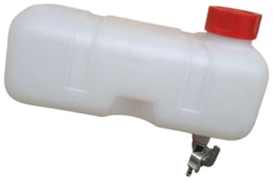 perfk 1.5L Fuels Mixing Bottle Fuels Tank Assembly Thickened Canister 2 Stroke Engine Oil Pot for 1E43F Cutter Mower Chainsaws , without Accessory