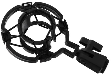 Healifty Soporte de Micrófono Plástico Antivibración con Suspensión Antichoque para Micrófonos de Diafragma para Estudio y Grabación