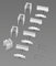 WetFire Column Radiator Wall mounting Brackets with Bleeding Valve Set of 4