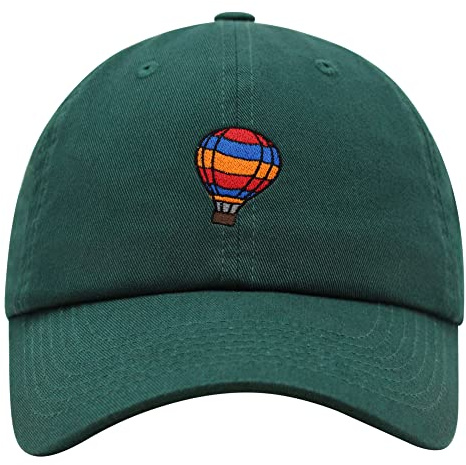 JPAK Hot Air Balloon Premium Dad Hat Embroidered Cotton Baseball Cap Cute