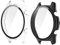 Chofit Custodie compatibili con HONOR Watch GS 3 Pellicola protettiva per PC con pellicola in vetro temperato HD per Honor Watch GS3 Smart Watch (nero/trasparente)