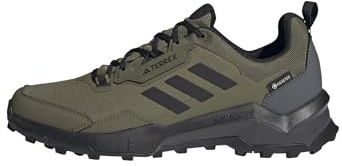 Adidas Men's Terrex AX4 Gore-Tex Hiking, Focus Olive/Black/Grey, 6