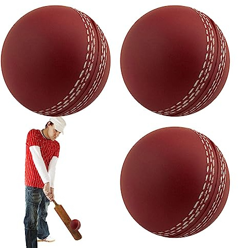 Palline da Tennis da Cricket, Palline da Cricket da Cricket da Club Cucite a Mano morbide Palline da Allenamento da Cricket Sportive per Giocatori avanzati, Gioco da Giardino, principiante