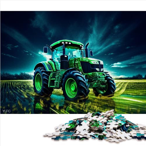 AITEXI Puzzle Galaxy Traktor 1000 Teile Holzpuzzle für Erwachsene und Kinder ab 12 Jahren Entspannungspuzzle Brain Teaser (50x75cm)