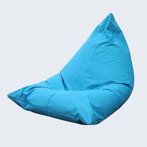 SXBCyan Poltrona a Sacco Impermeabile (Senza Imbottitura), Pouf da Esterno per Piscina, Copertura Sedia Galleggiante, Morbida Fodera per Salotto Relax(Blue)