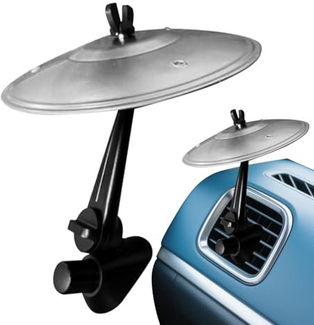 Rrlihjgu 14x13.5x3.5cm Platillo De Choque De Coche,Hierro Platillo Crash Para Coche,Platillos De Tambor De Coche,Fáciles De Instalar Y Duraderos, Para Coche Para Amantes De La Música