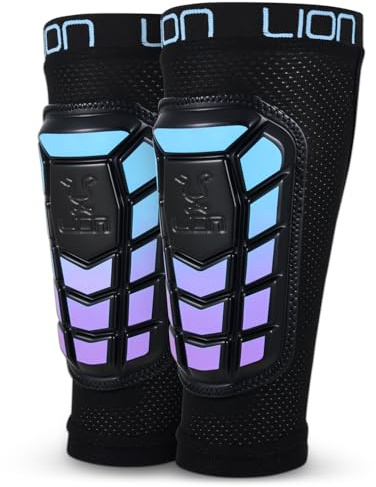 Flexible Football Shin Pads – Lightweight & Comfortable Protective Gear – Secure Fit for Playing (Small)