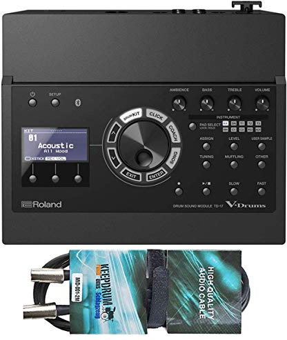 Roland TD-17 E-Drum Sound Modul + keepdrum MIDI Kabel 2m