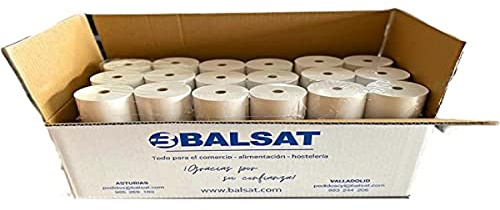 GENERICO Pack de 8 Rollos de Papel Termico de 80 X 60 Mm Lie de Bisfenol A