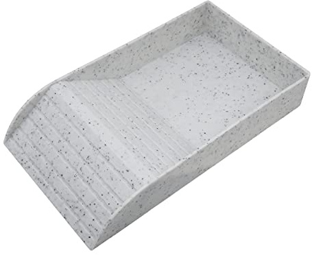 MUALROUS Grande Mangeoire pour Reptiles Avec Rampe Et Plateforme De Prélascation Bol de Nourriture Et d'Eau En Plastique pour Tortue Avec Rampe pour Lézards Amphibiens Bain d'Habitat