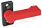 Ganter Normelemente GN 702-17-40-A-RS Sperrriegel Sperriegel mit 4 Raststellungen, rot, Riegellänge: 40mm