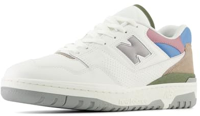 New Balance Scarpa Lifestyle Leather Suede Textile, Pga Off White Beige Blue, 10.5 UK