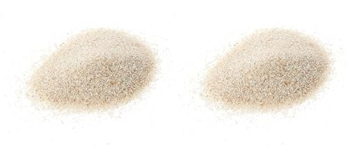 Amtra Cuarzo Blanco Amtra - Arena De Acuario De Cuarzo Blanco extrafino, Para Agua Dulce O Salada, Granos De 0,1-0,7 Mm, Cantidad De 5 Kg (Paquete de 2)