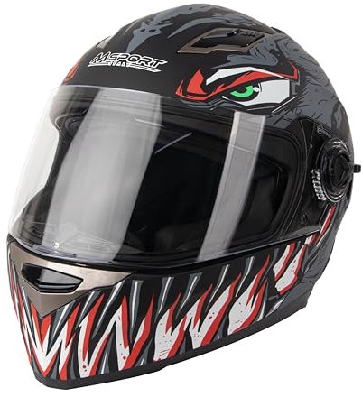 Casco Moto Integrale Omologato ECE con visiera antiappannamento massima protezione e comfort - I-01 XS