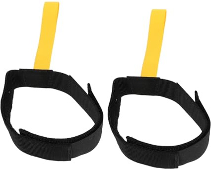 Parliky Correa para Aletas de Buceo Negra de PP, Cuerda Anti-pérdida Resistente y Cómoda para Deportes Acuáticos, 2 Piezas para Buceo y Snorkel