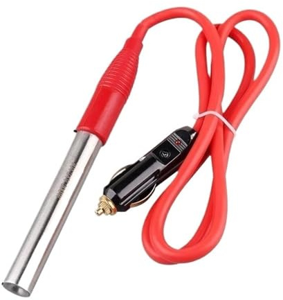 Calentador de agua de inmersión de cartucho de 12 V/24 V, 100 W/200 W, cable impermeable, calentador de CC portátil para coche/camión (24 V 200 W para camión)