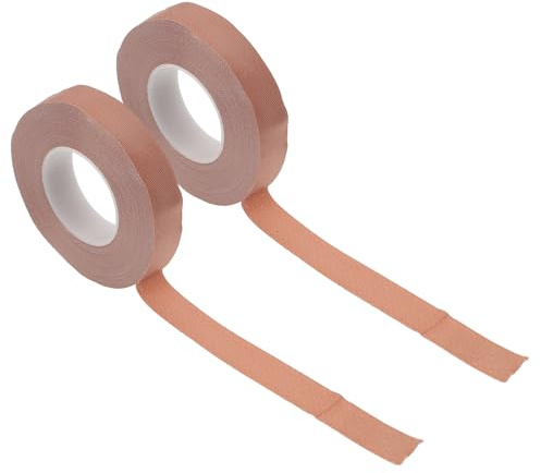 Ciieeo Rubans Adhésifs pour Doigts de Guzheng et Pipa, 2 Pièces, Bande de Protection Respirante en Soie, Marron Clair, Accessoire Musical Confortable et Écologique