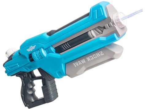 Water Gun Toy 1300cc Large Water Pistol for Kids Adults Bule 30-40ft Long Range Watergun Powerful Super Soaker Water Blaster Shooter, Summer Beach Pool Water Fight Squirter Toys for Boys