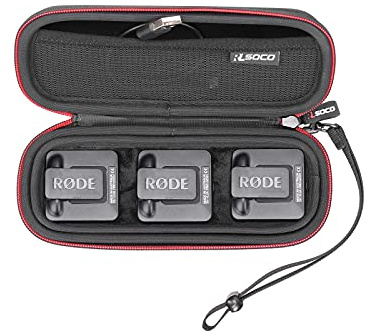 RLSOCO Case for RØDE Wireless GO (Gen 3)/Wireless ME/Wireless GO II Compact Wireless Mic | Protective Storage Case for Wireless GO Gen 3/GO 3/ME/GO II Microphone