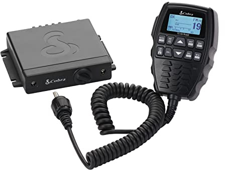 Cobra 75 All Road Wireless CB Radio - Dual-Mode AM/FM, Full 40 Channels, Bluetooth Connectivity, Digital Noise Cancellation, Waterproof, Instant Channel 9, 4-Watt Output, Easy to Operate, Black