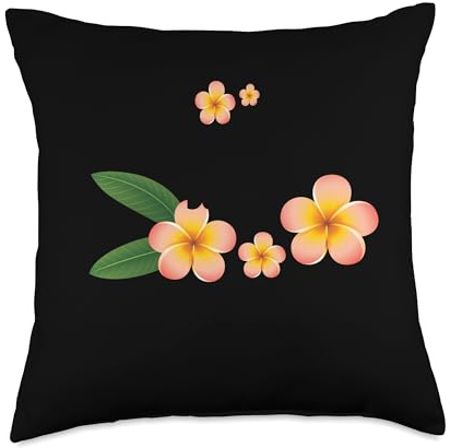 Plumeria Flower Seeds for Planting Garden Lover Plumerias Throw Pillow