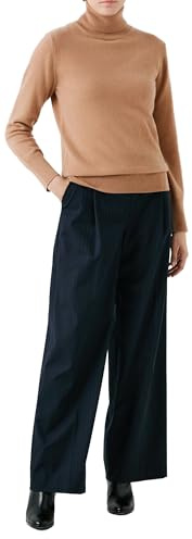 Caroll UJ015-DYLANB Cachemire Pull-Over, Camel, M Femme