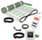 EH Expert EcoPRO Heizmatten Set | 150 W/m² | 12 m² | Elektrische Fußbodenheizung - für Fliesen, Naturstein, Teppich, Vinyl und Laminat, inkl. Installationsmaterial, mit WLAN Touchthermostat (Weiß)