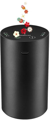 Gindecon Difusor sin agua para aceites esenciales, USB recargable y difusor de aceite portátil para coche u hogar, dormitorio, oficina