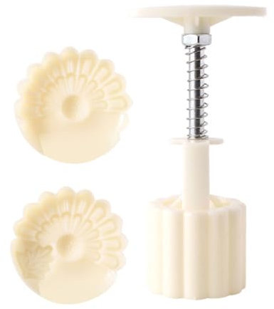 THINCAN Stampo per torta di luna, in plastica, per forme a forma di fiore, fagiolo mungo, materiale plastico