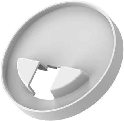 Hemobllo Soporte para Altavoz de Giratorio Organizador de Cables sin Taladro Soporte de Mesa Compatible con Echo Show Almacenamiento de Cableado y Gestión Escritorio Blanco