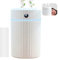 Top-Fill Luftbefeuchter 2L mit Nachtlicht,Ultraschall Humidifier,280 ml/H Nebelvolumen,28dB leise,7 Arten von Lichtern, 36H Raumluftbefeuchter & Aroma Diffuser für Kinderzimmer Schlafzimmer Pflanzen