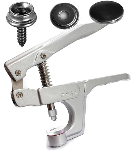 Metal Druckknöpfe und Zange, Schrauben Druckknöpfe, Kleidung Druckknopf mit Befestigungswerkzeug für Bootsabdeckungen Reparieren Von Segeltuch, NäHen, Leinwand, Planen Ersetzen Von MetallverschlüSsen