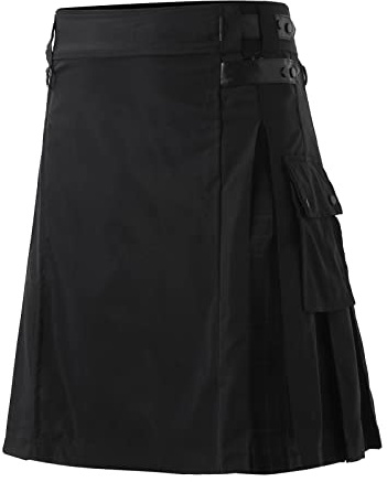 Skottland kjol herr, herr kjol herr trend streetwear flerfärgad medeltida veckad kjol sportbyxor joggingbyxor traditionell Highland Tartan Utility Kilt Plaid veckad kjol