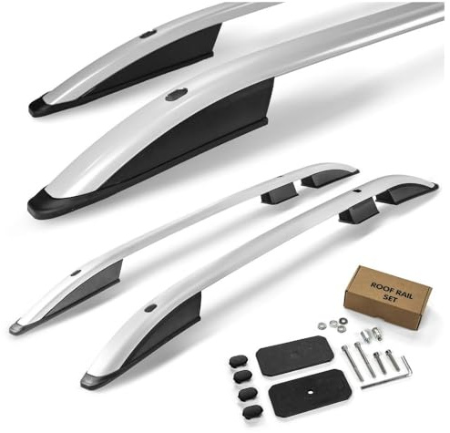 CHROMEMASTER | Barre da Tetto, Rail Tetto Compatibile con Fiat Panda Cross Hatchback 2014+; Sono Utilizzate per il Montaggio di Portapacchi, Box da Tetto o Portabiciclette | Costruzione in Alluminio
