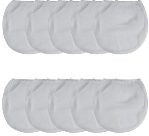 ETAWDE Sacchetti in nylon per filtri di vernice e liquidi, a rete fine, con apertura superiore elastica, per progetti professionali