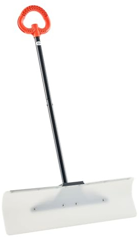 VEVOR Pala da Neve da 76,2 cm con Impugnatura Ergonomica, Pale Invernali con Manico Segmentato, Striscia con Bordo in Metallo, Strumento Portatile per Rimozione della Neve per Vialetti, Giardino