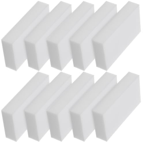 Veemoon Esponjas de Fieltro de Alta Densidad para Manualidades, Bloques Termorretráctiles de 10 Piezas (10x6x2 Cm), Almohadillas para Fieltrar Aguja, Materiales de Bricolaje