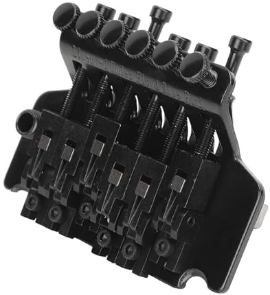 Système de Pont de Trémolo, Dispositif de Stabilisation de Ressort de Guitare à Double Bascule Pour Accessoires de Remplacement D'instruments de Musique de Guitare électrique(Noir)