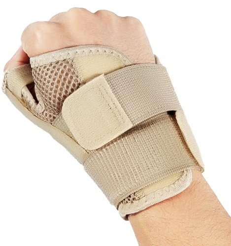 SLEEKEE 1 Stück hautfarbener Handgelenkschutz, Handgelenkschutz, verstellbarer Handgelenkschutz, Daumenschutz, Handgelenkbandage, Handgelenkstützbandage, Daumenstütze