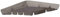 Universal Sonnendach Dachbezug Ersatzdach für Hollywoodschaukel 3 Sitzer Gartenschaukel Bezug für Hollywoodschaukel/Hängematte wasserdichtes Dach für Gartenschaukel UV-Schutz (164*114*15cm,Grau)