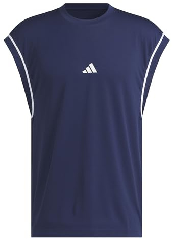 adidas Herren Basketball All World Sleeveless Tank, Team Navy Blue 2 / Team Navy Blue 2, XS