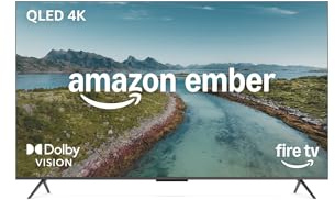 Amazon Ember QLED-Serie mit Fire TV (neueste Generation), 50-Zoll Smart TV in 4K Ultra HD, HDR10+, Dolby Vision, Dolby Audio, Quad-Core-Prozessor, Sprachsteuerung mit Alexa